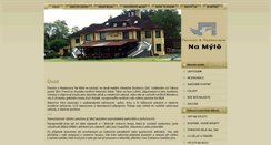 Desktop Screenshot of penzionnamyte.cz